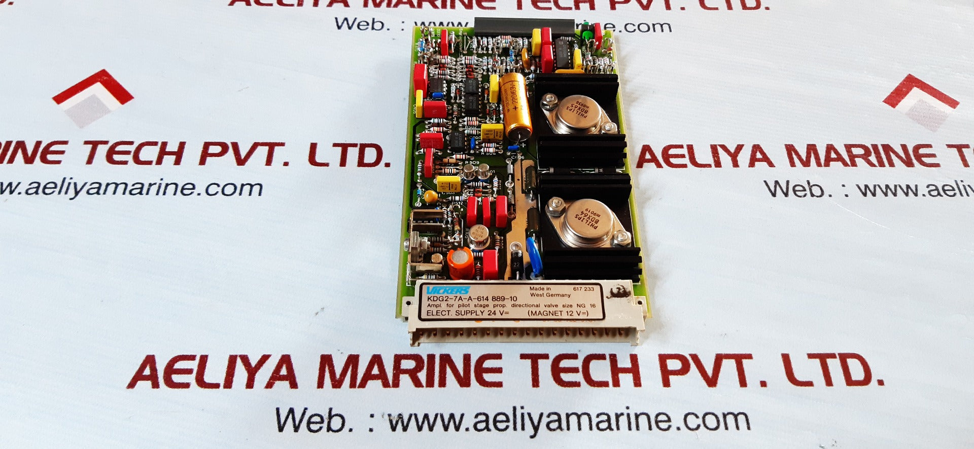 Vickers kdg2-7a-a-614 889-10 amplifier board