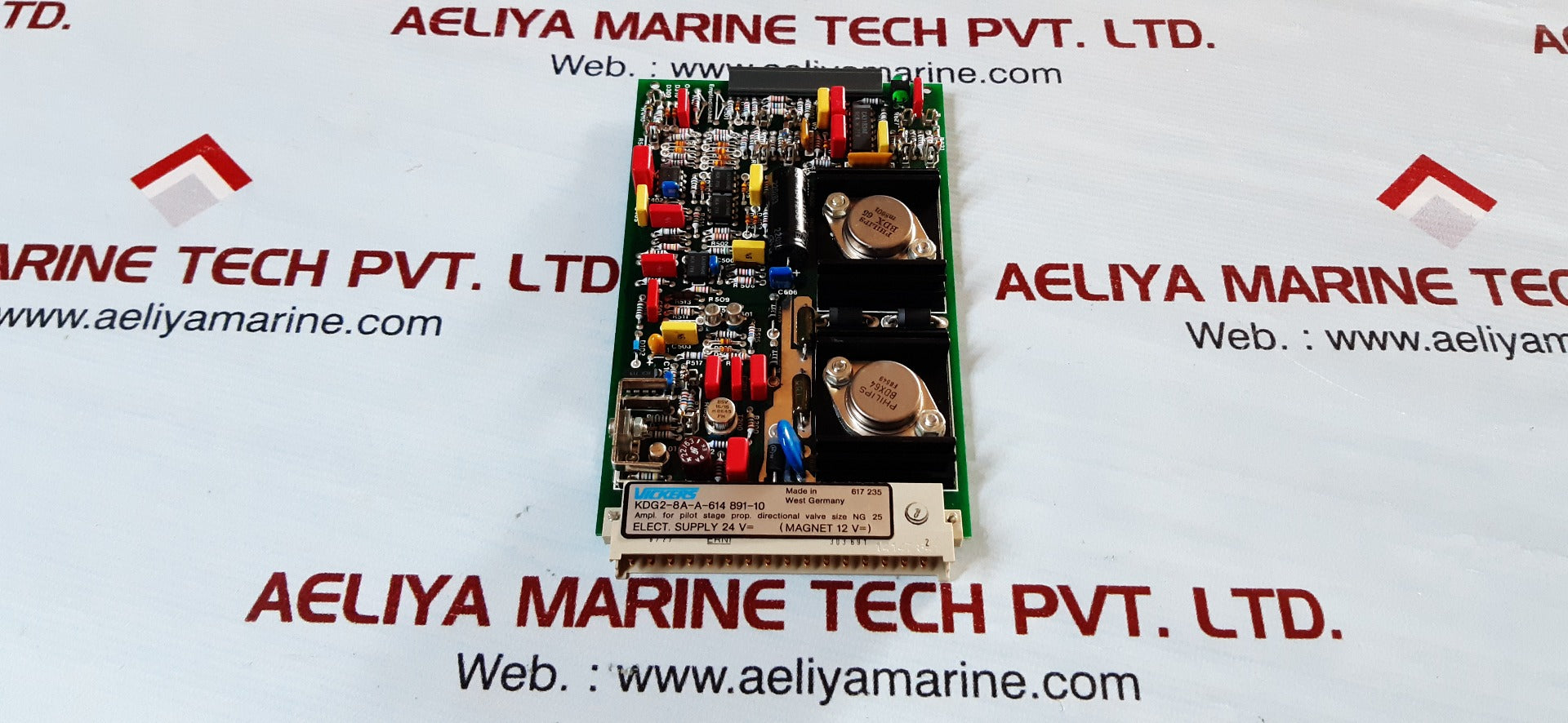 Vickers kdg2-8a-a-614 891-10 amplifier board