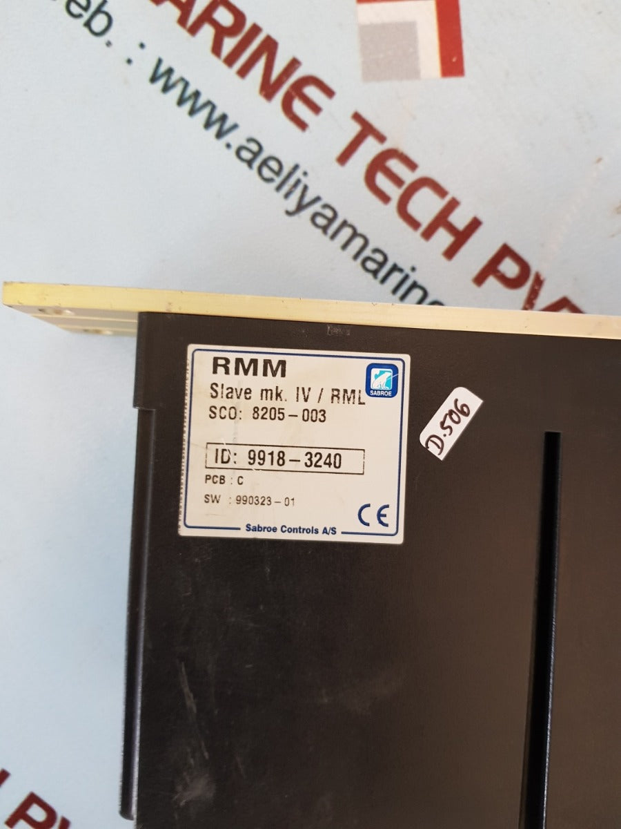 Sabroe controls rmm slave mk.iv/rml