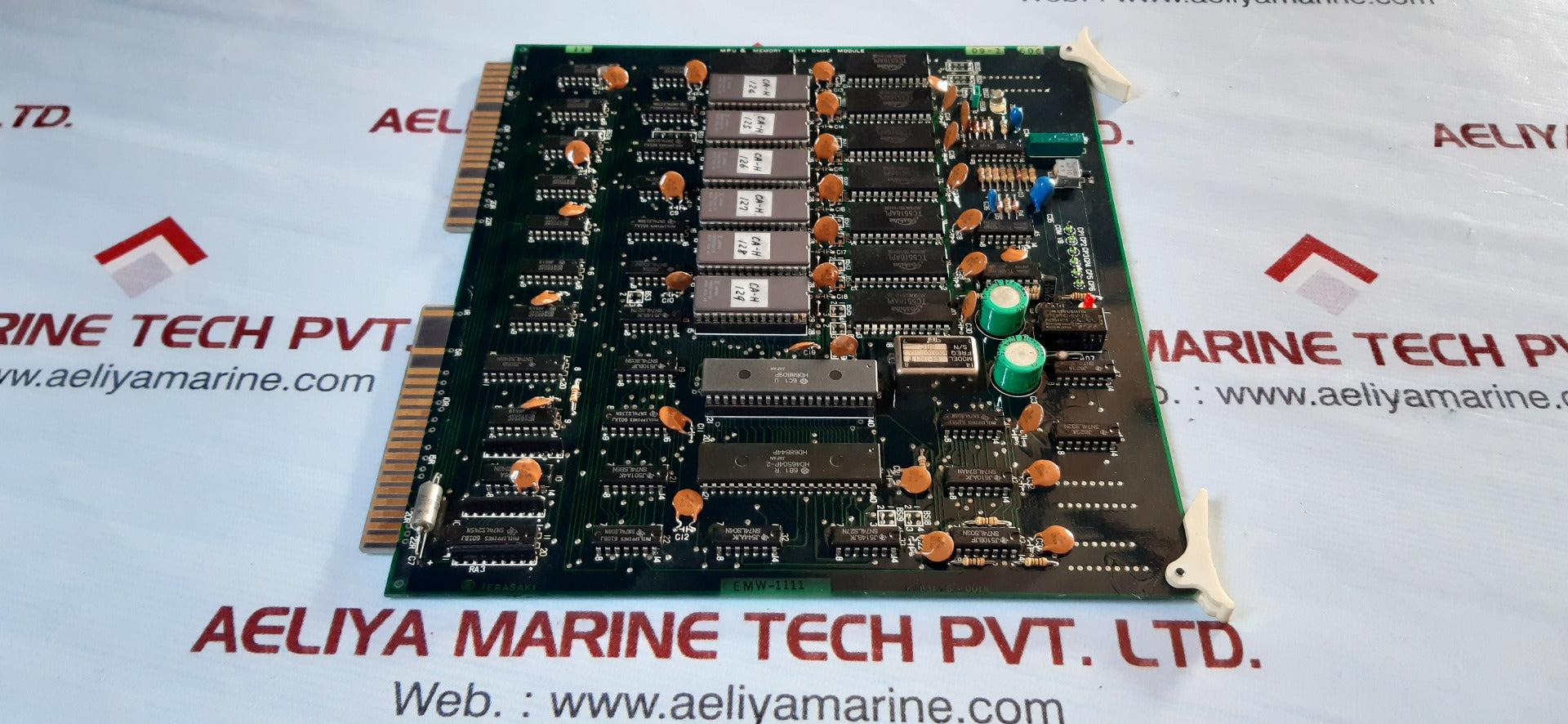 Terasaki emw-1111 mpu memory with dmac module k/831/6-001a