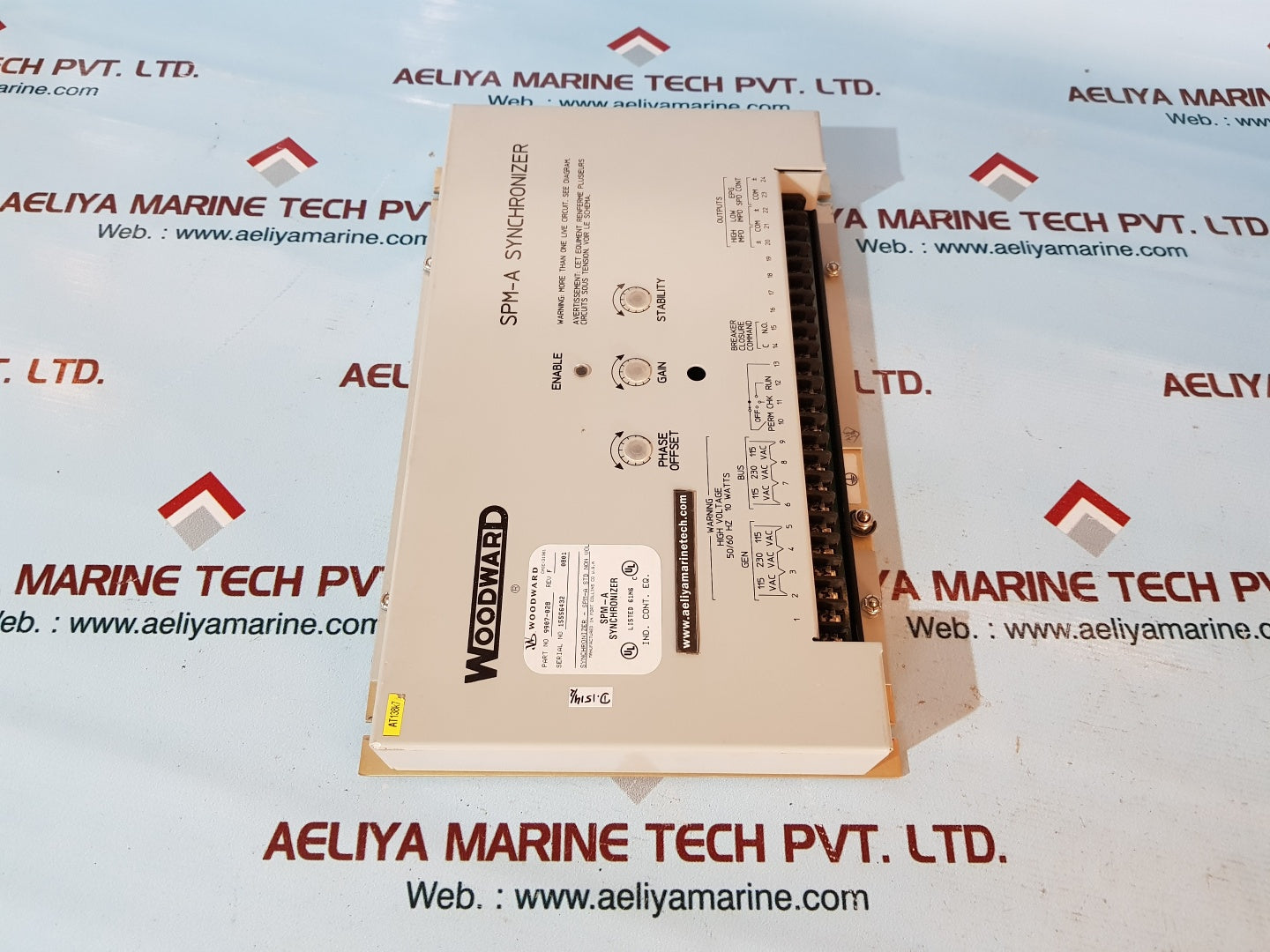Woodward 9907-028 spm-a synchronizer rev F