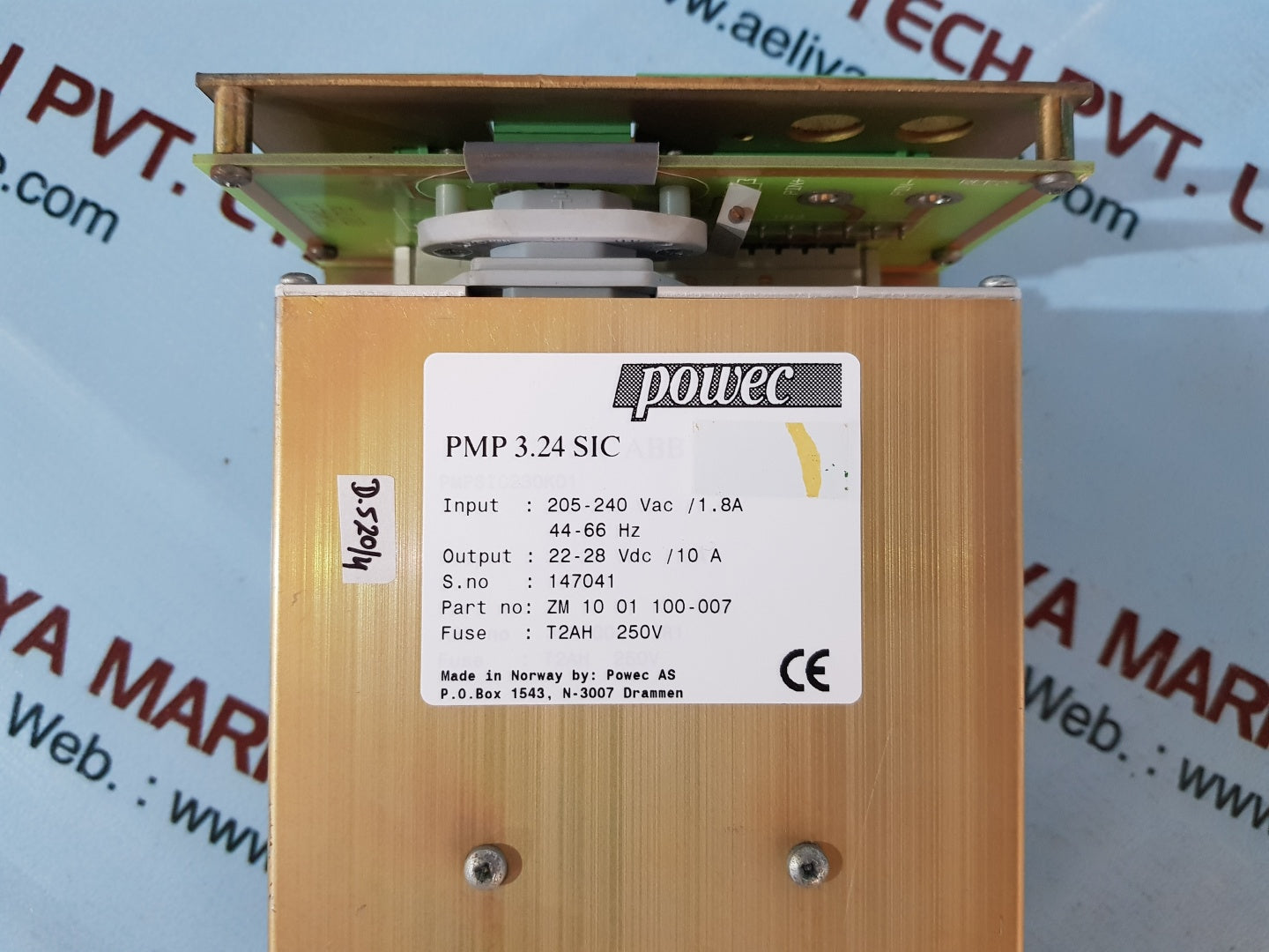 Powec pmp 3.24 sic zm 10 01 100-007 rectifier module power supply
