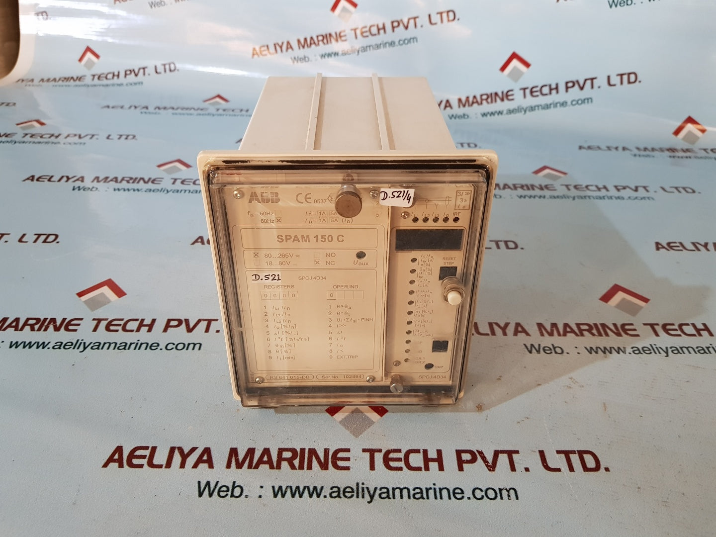 Abb spam 150c motor protection relay