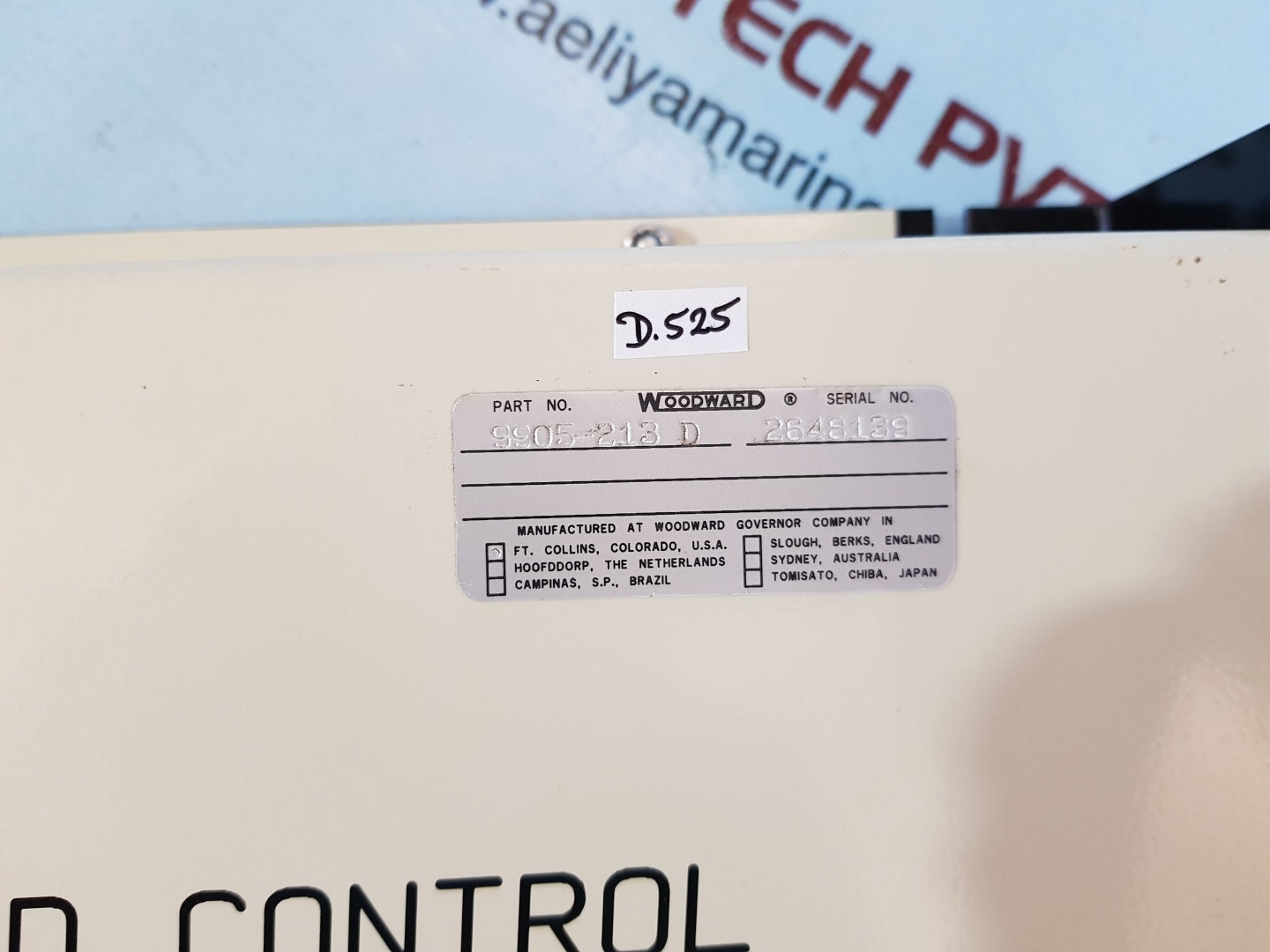 Woodward 701 digital speed control 9905-213 d
