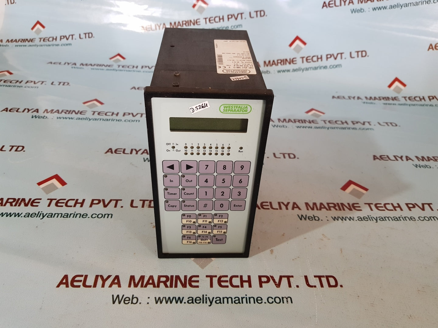 Westfalia separator plc 100/3 d 005-4050-280 programmable controller