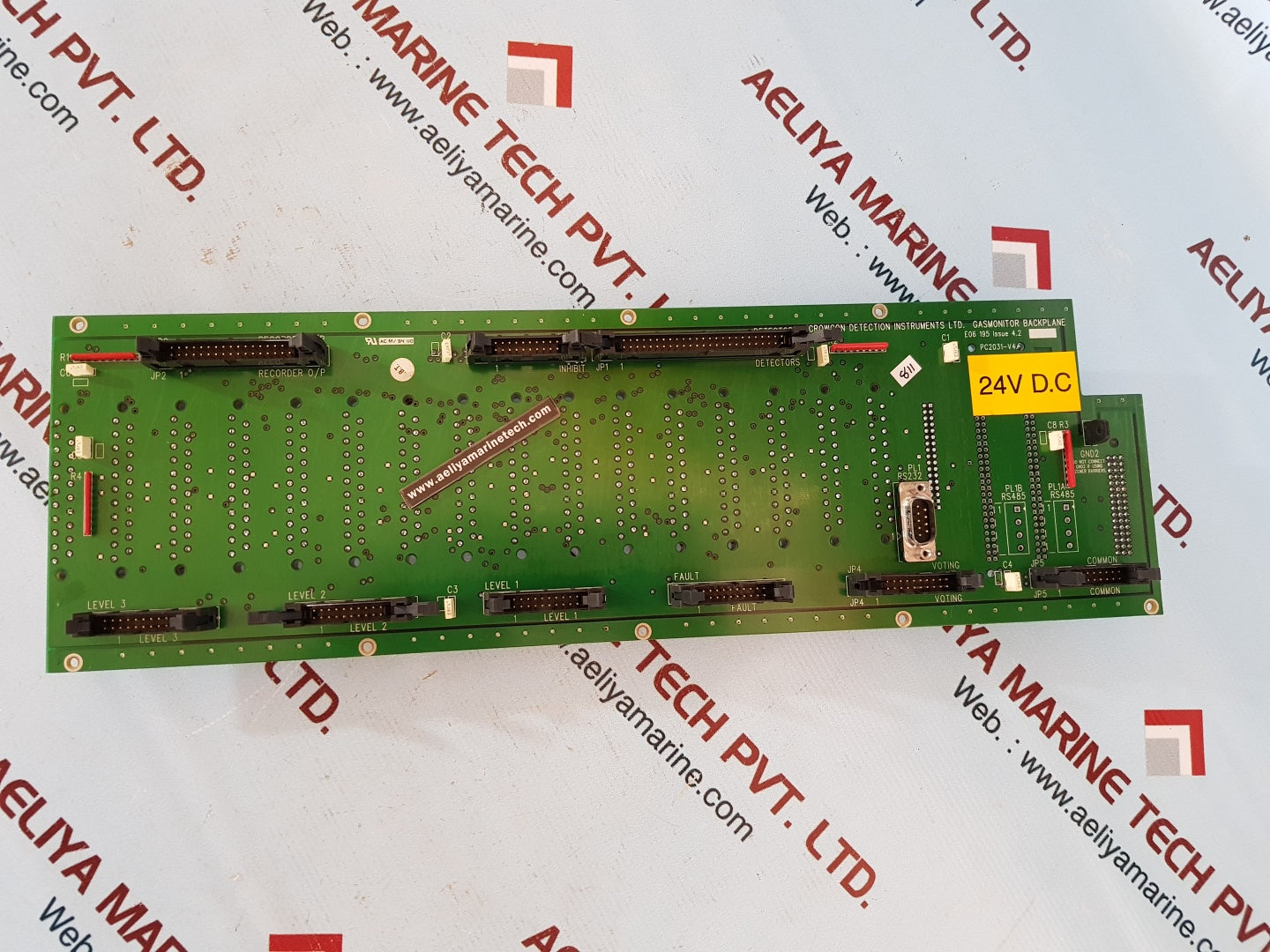 Crowcon pc2031-v4 gas monitor backplane 501699