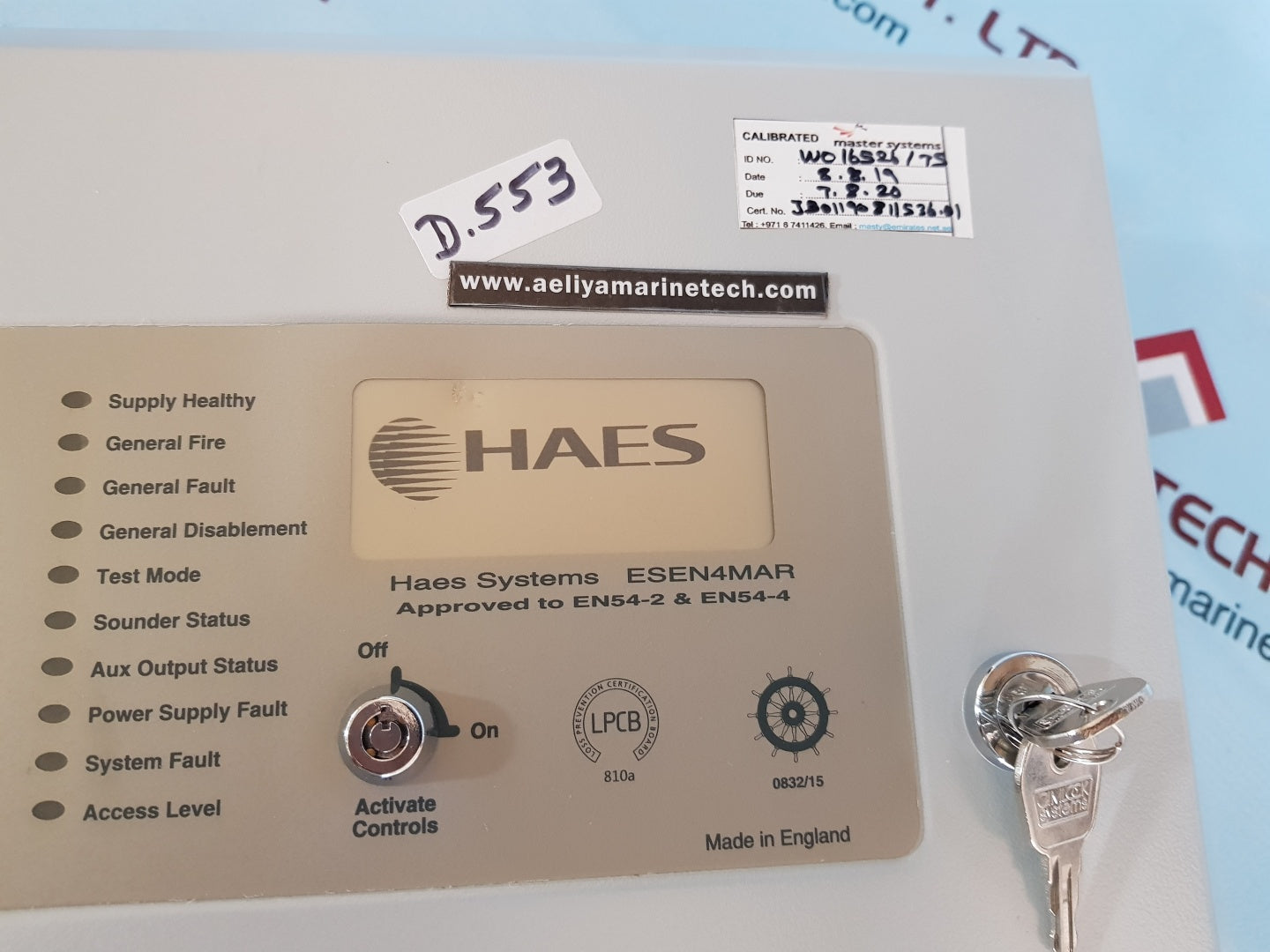 Haes esen4mar esento marine fire alarm control
