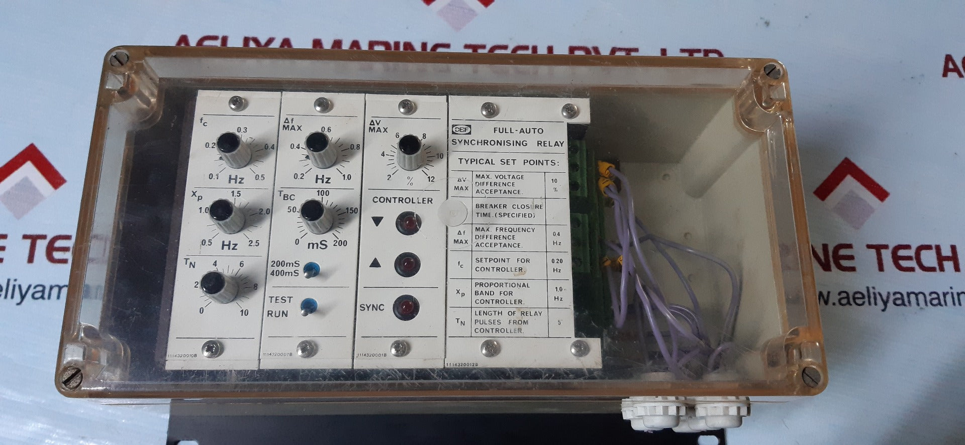 Deif full-auto synchronising relay