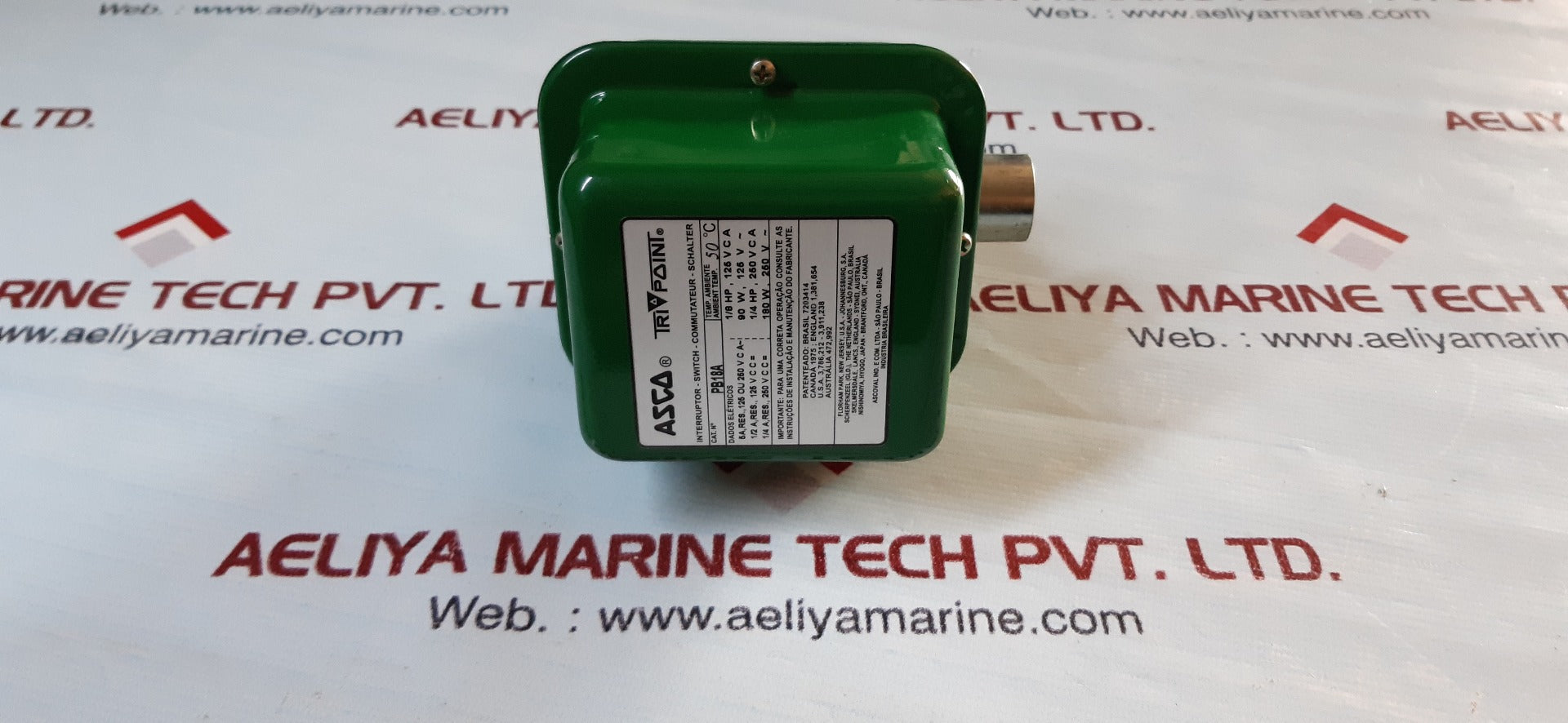 Asco rn10b42 tripoini pressure switch pb18a