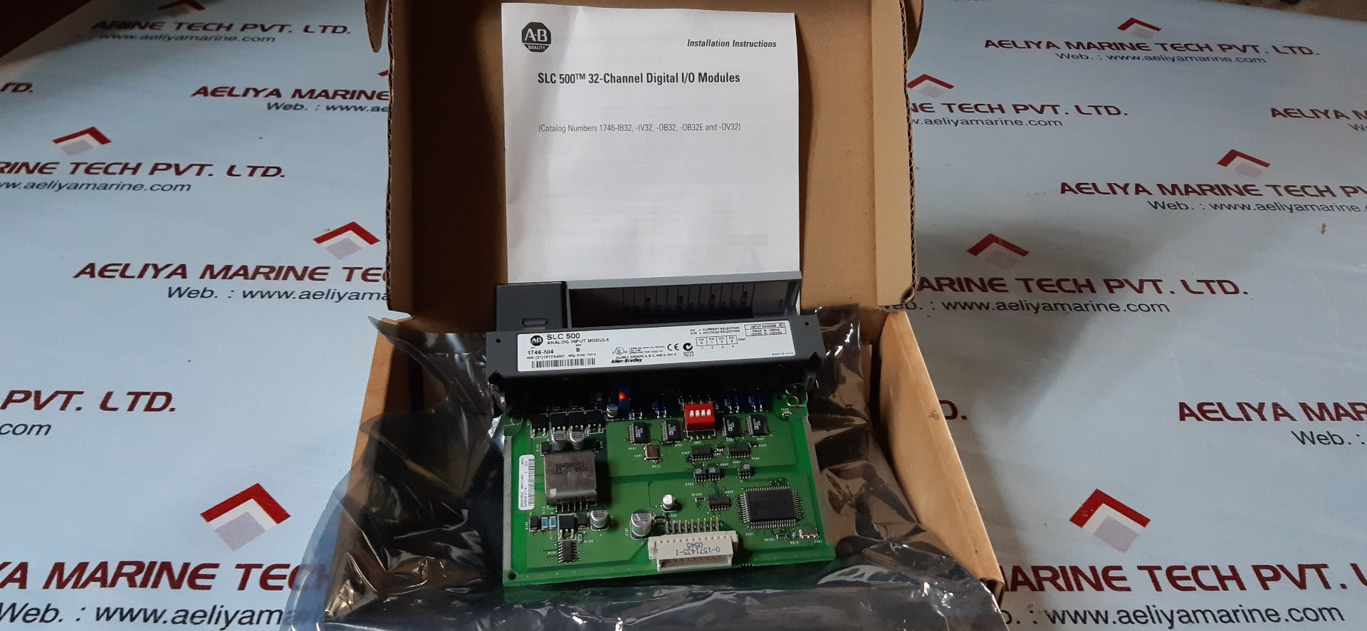 Allen bradley 1746-ni4 ser.b slc 500 analog input module