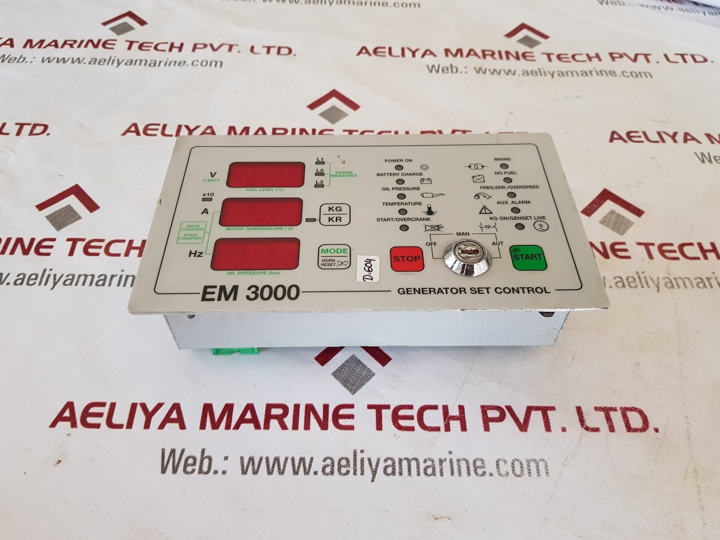 Em 3000 generator set control
