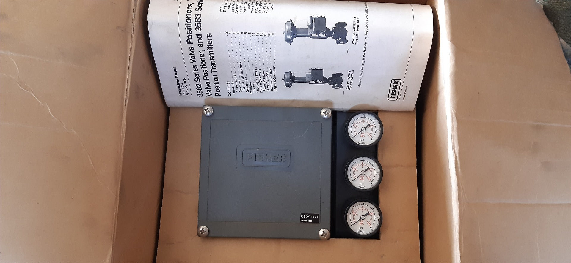 Fisher fs3582g-10 valve positioner 3582i