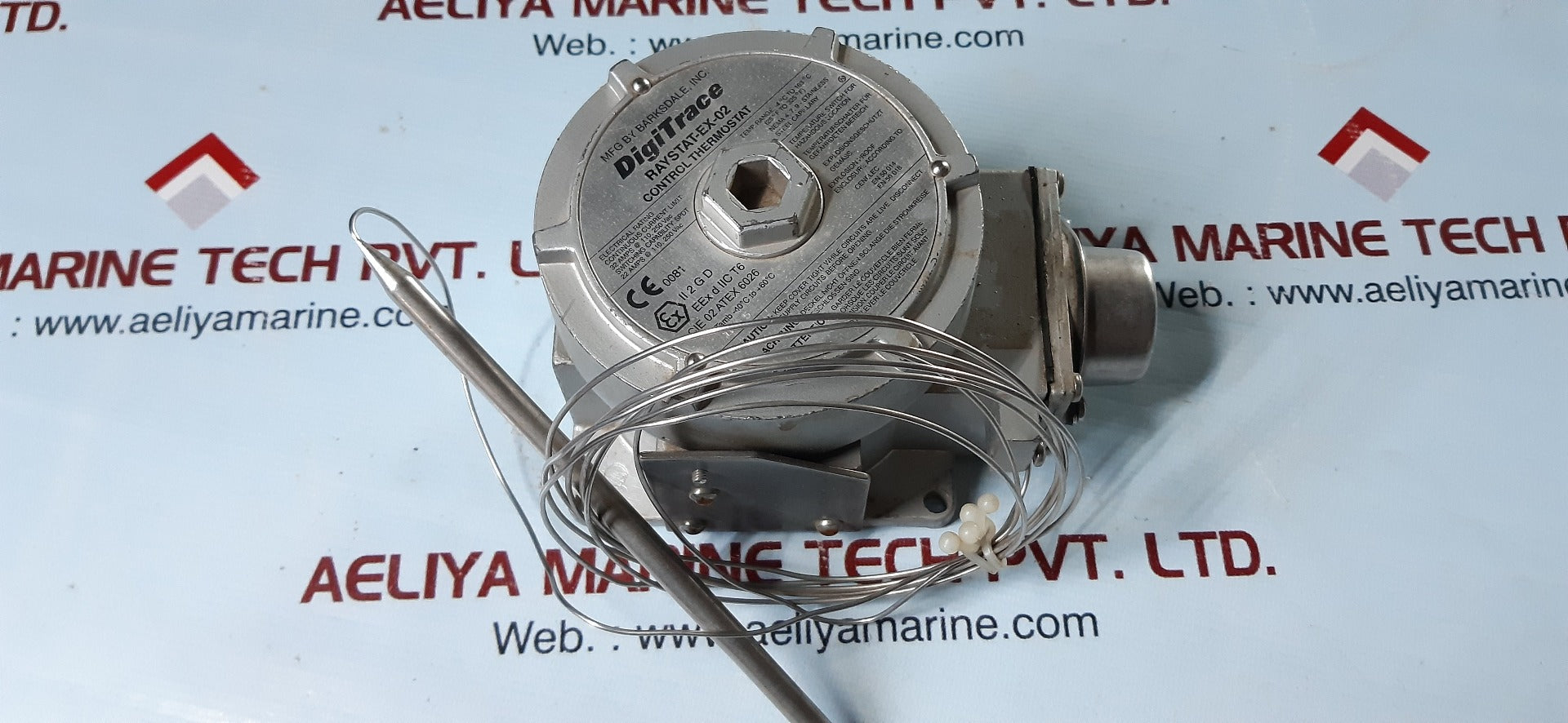 Barksdale digitrace raystat-ex-02 control thermostat