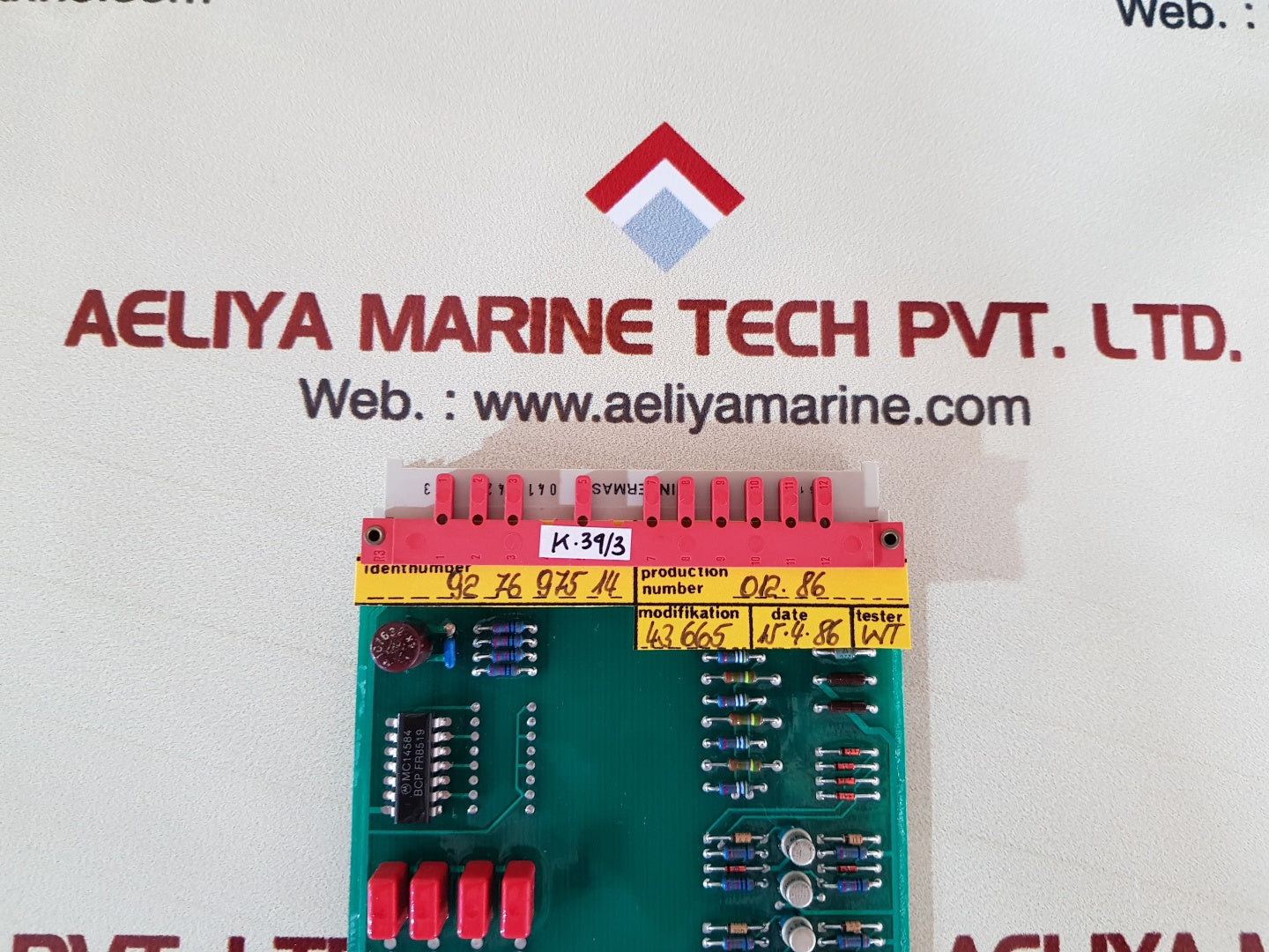 Liebherr 914272114 pcb card t85