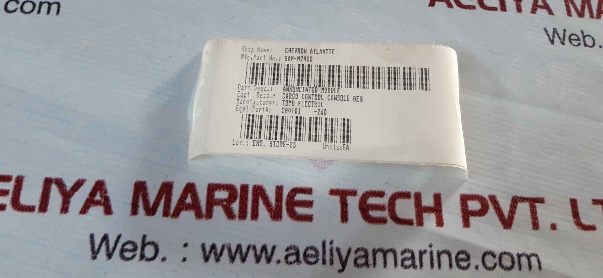 Toyo electronics sam-m24kr annunciator module