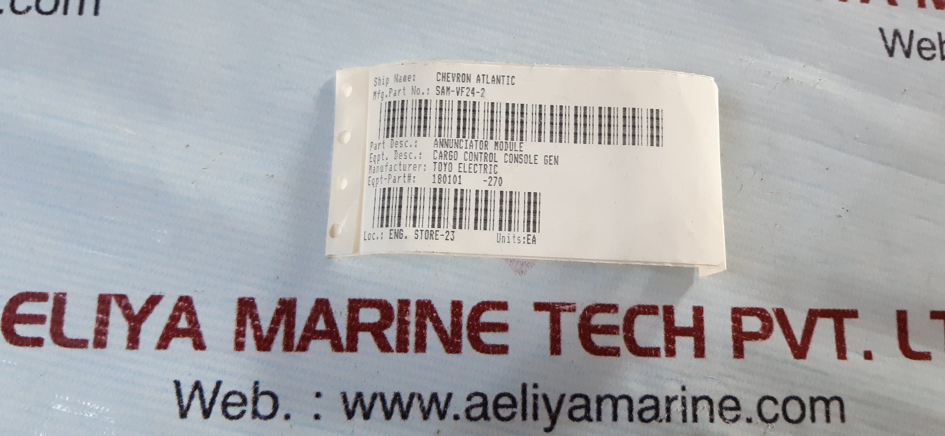 Toyo electronics sam-vf24-2 annunciator module