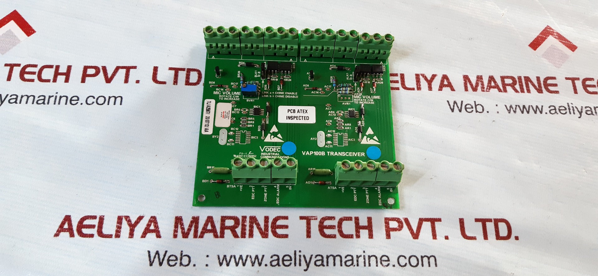 Vodec vap100b transceiver board