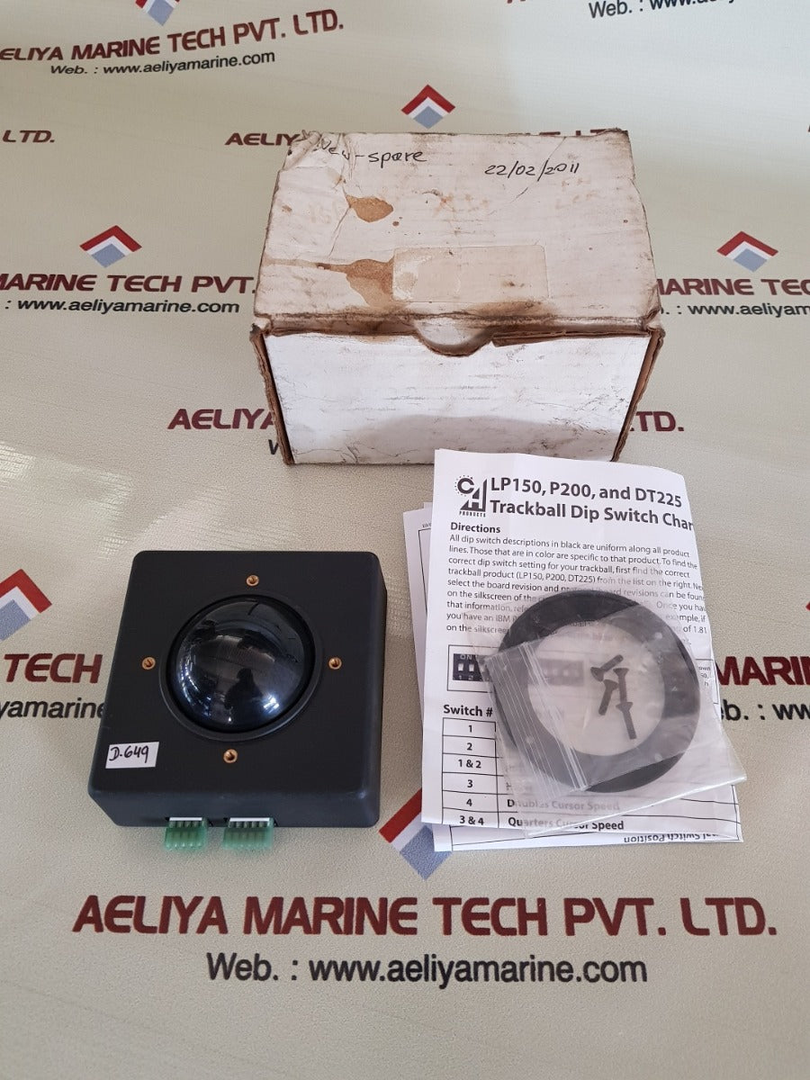 Ch products lp150,p200,and dt225 trackball dip switch