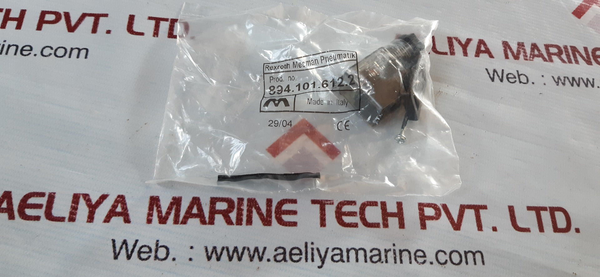 Lot of 6x Rexroth mecman 894.101.612.2 valve connector
