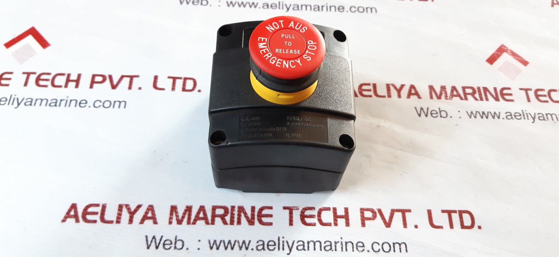 Bartec 07-3511 pushbutton control station switch