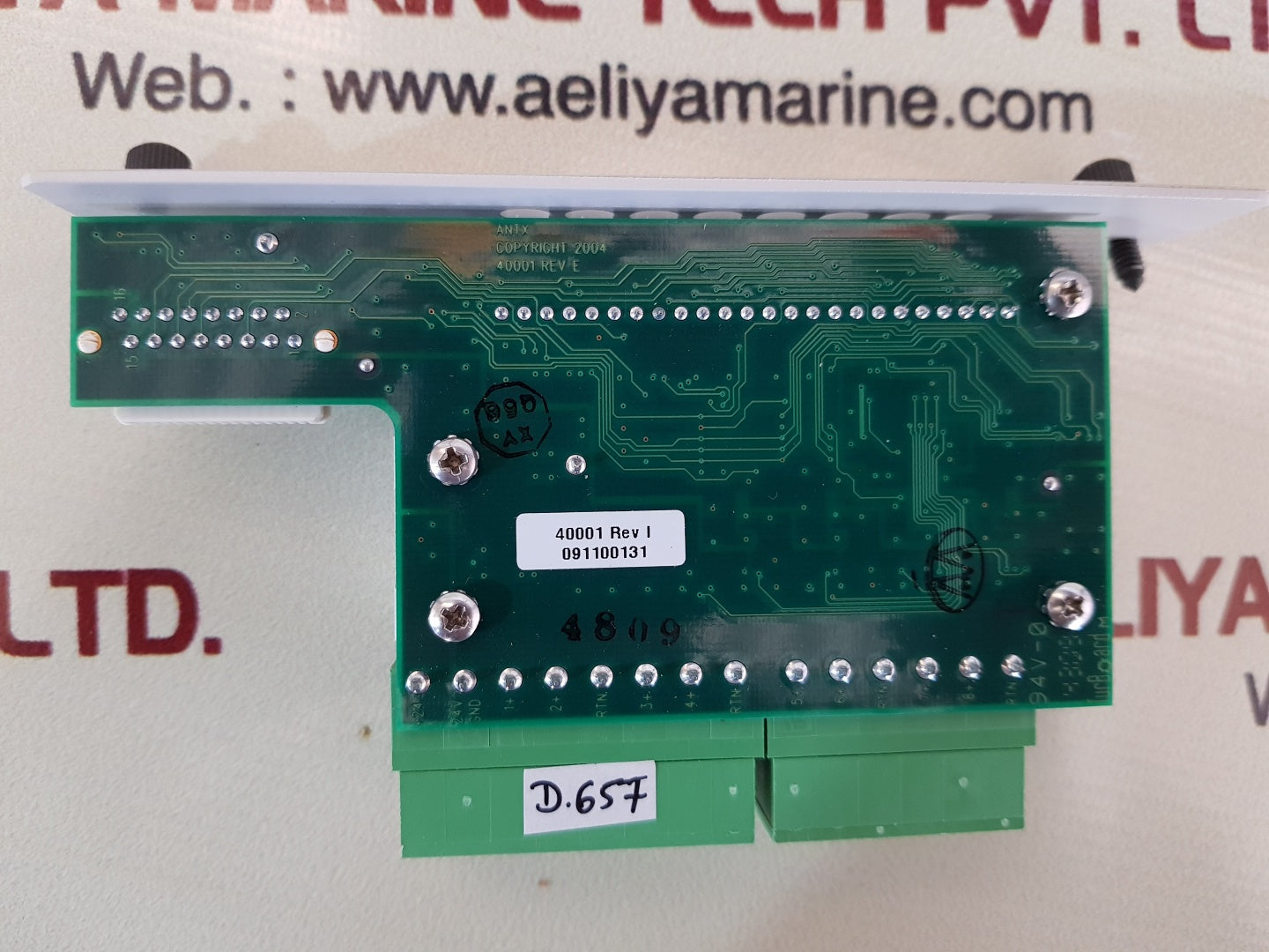 Detcon 188173 input analog 8 chnl card