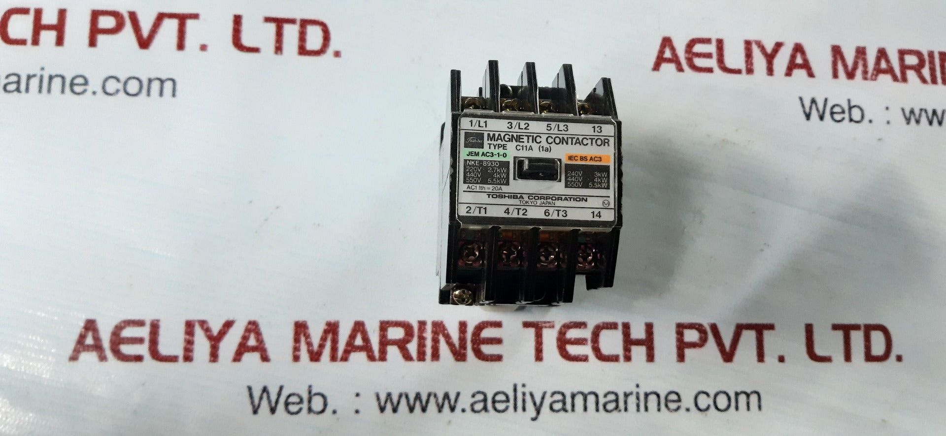 Toshiba c11a (1a) magnetic contactor 100-110v 50-60hz