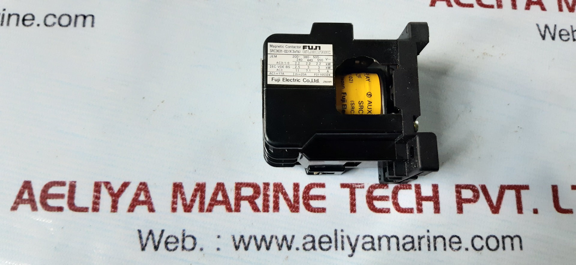 Fuji electric src3631-02/x(3a1b) magnetic contactor 200/220v 50/60hz