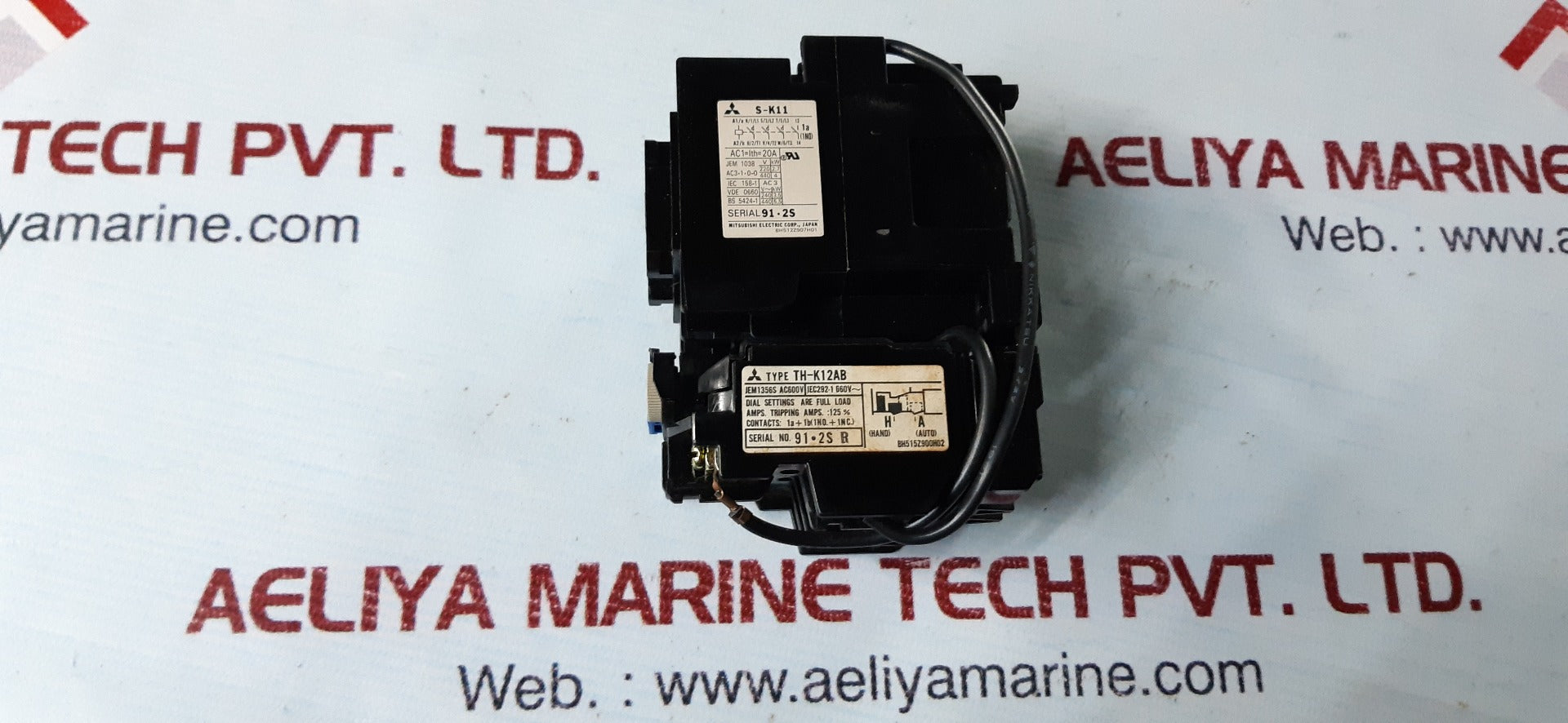 Mitsubishi electric s-k11 th-k12ab overload relay