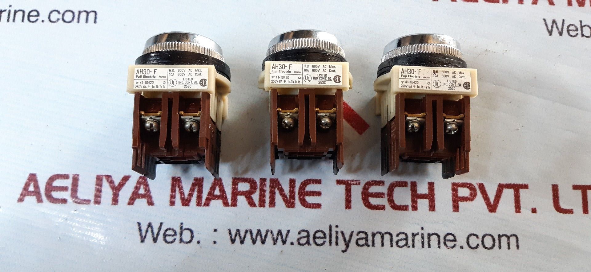 Fuji electric ah30-f push button command switch