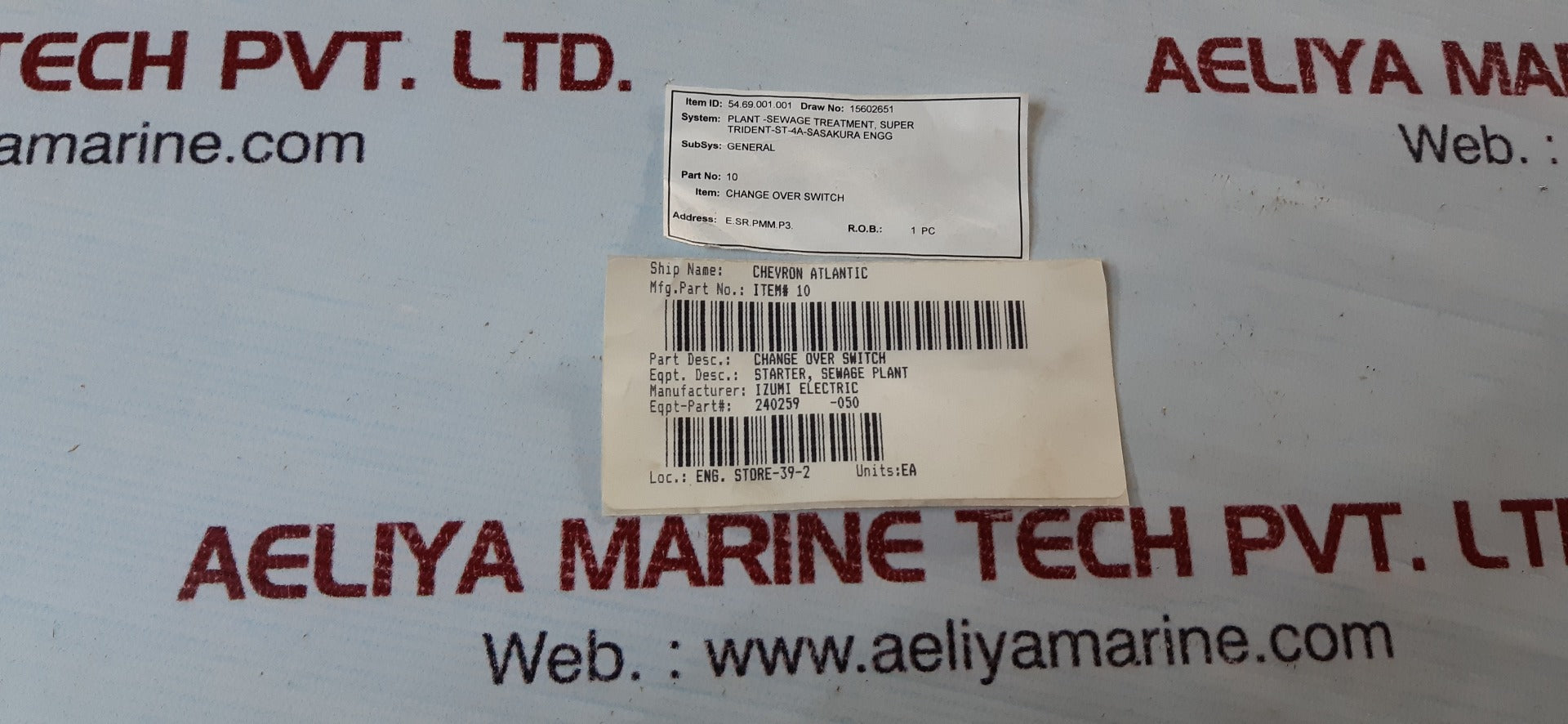 Izumi 41-10570 selector switch