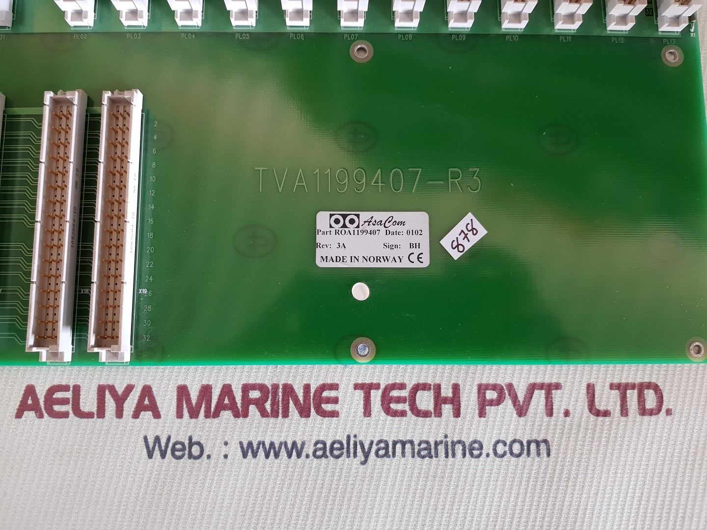 Asacom roa1199407 pcb card tva1199407-r3