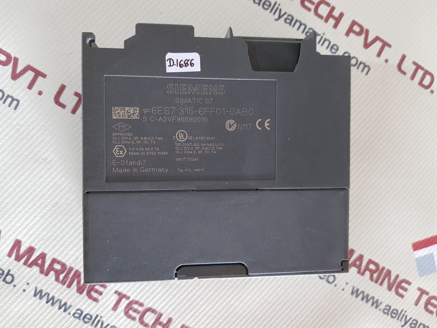 Siemens simatic s7-300 6es7 315-6ff01-0ab0