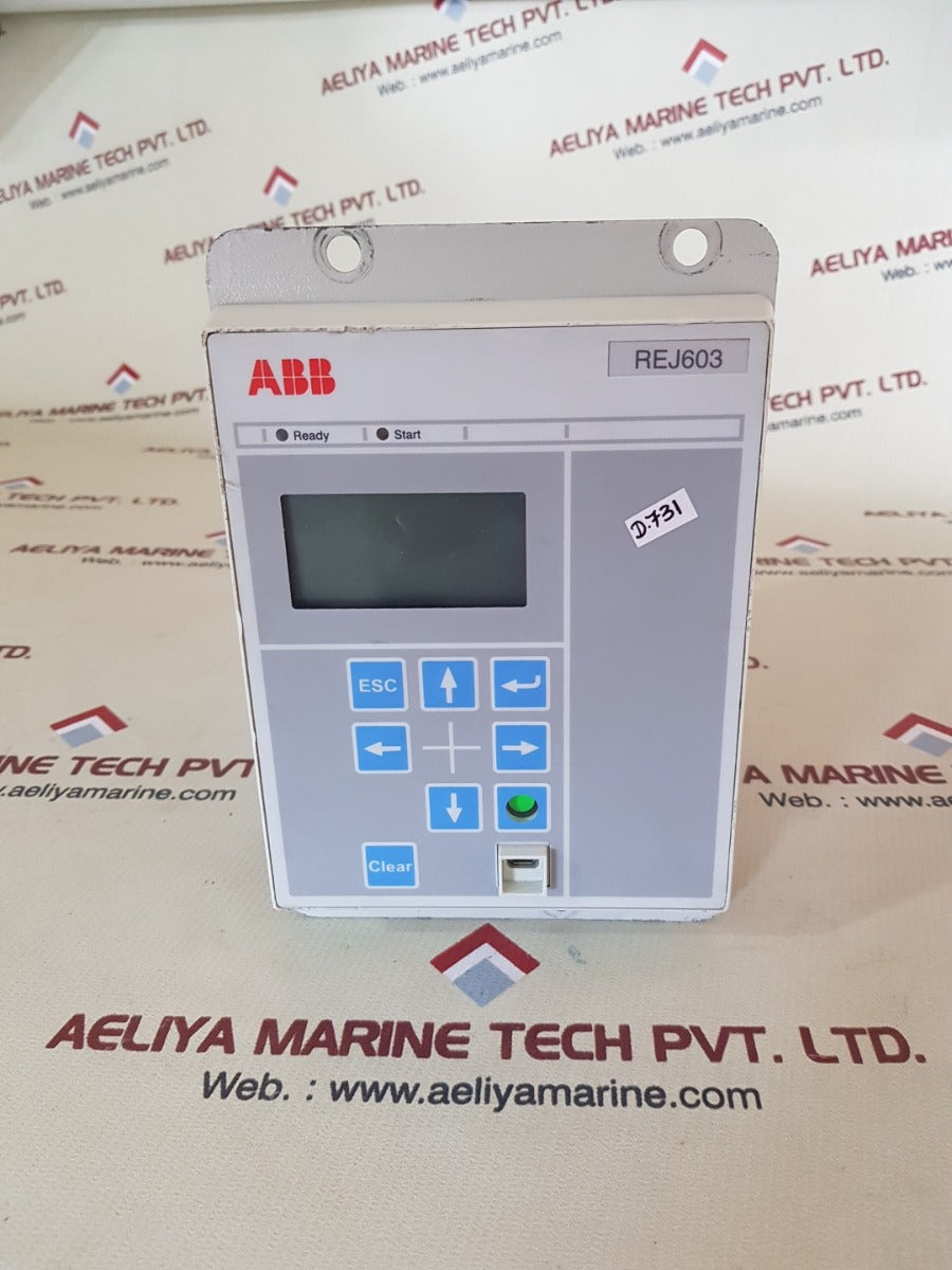 Abb rej603 self-powered feeder protection relay