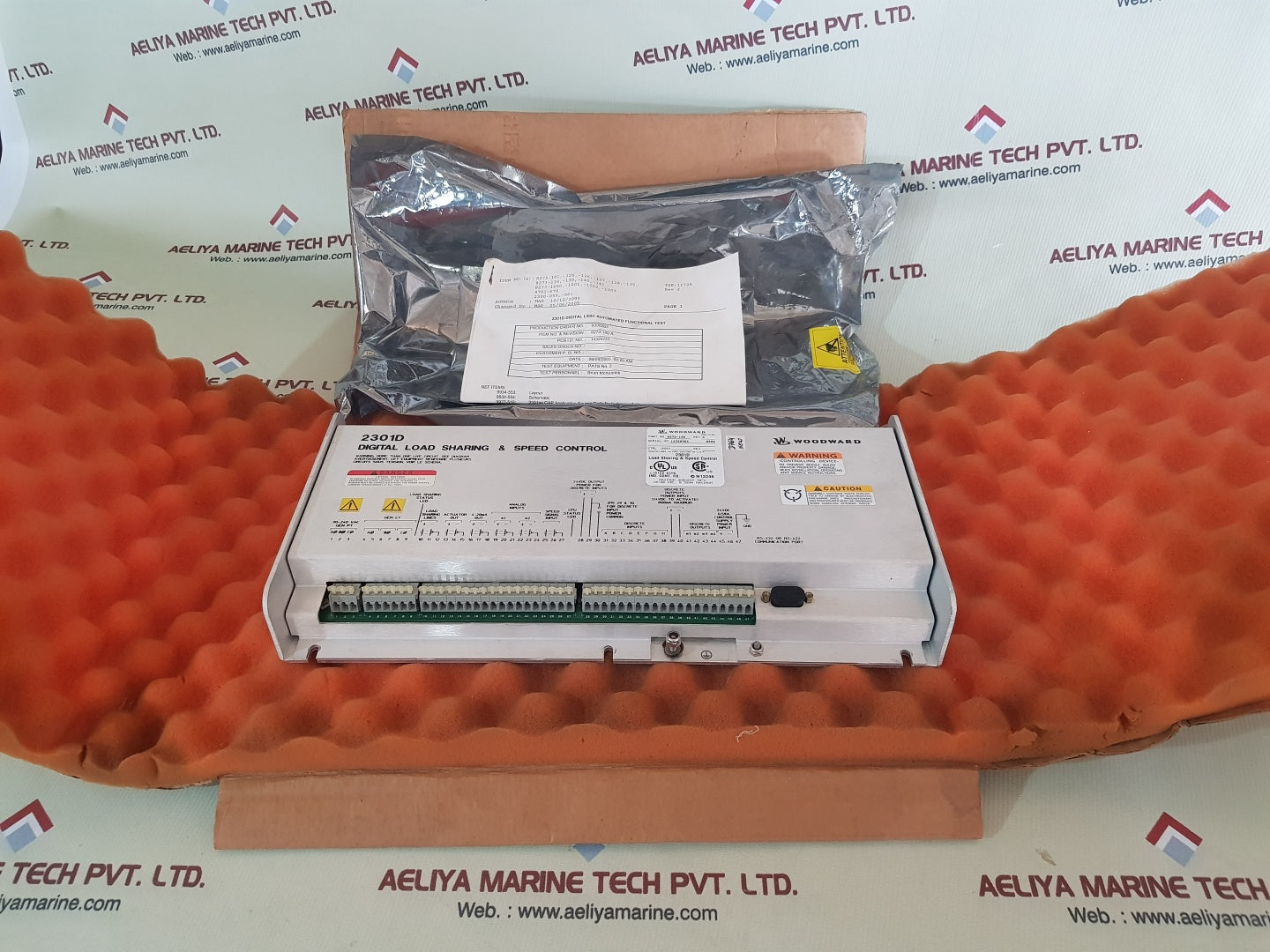 Woodward 8273-140 2301d digital load sharing & speed control rev.A