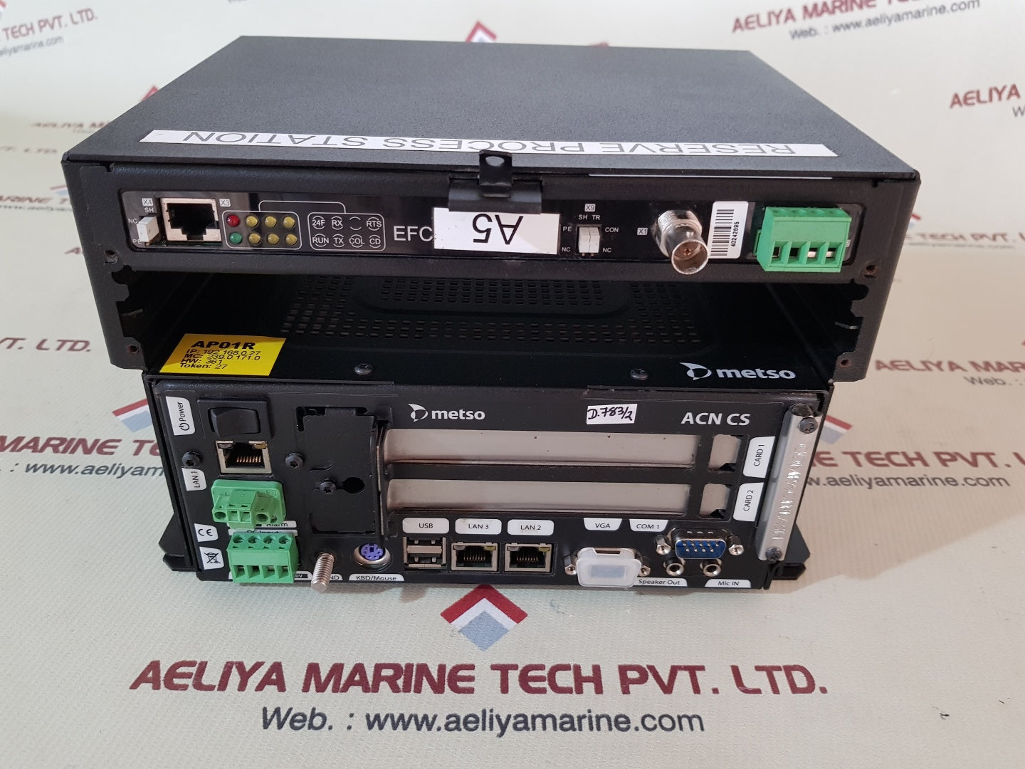 Metso acn cs main / reserve process station ap01r ap01m