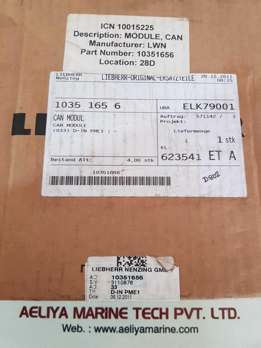 Liebherr 10351656 can module