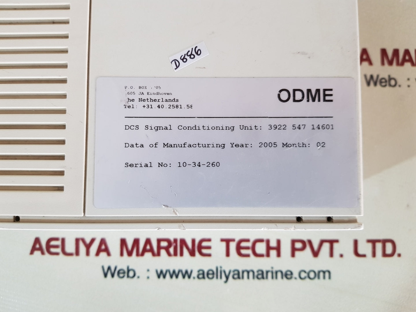 Odme dcs signal conditioning unit 3922 547 14601