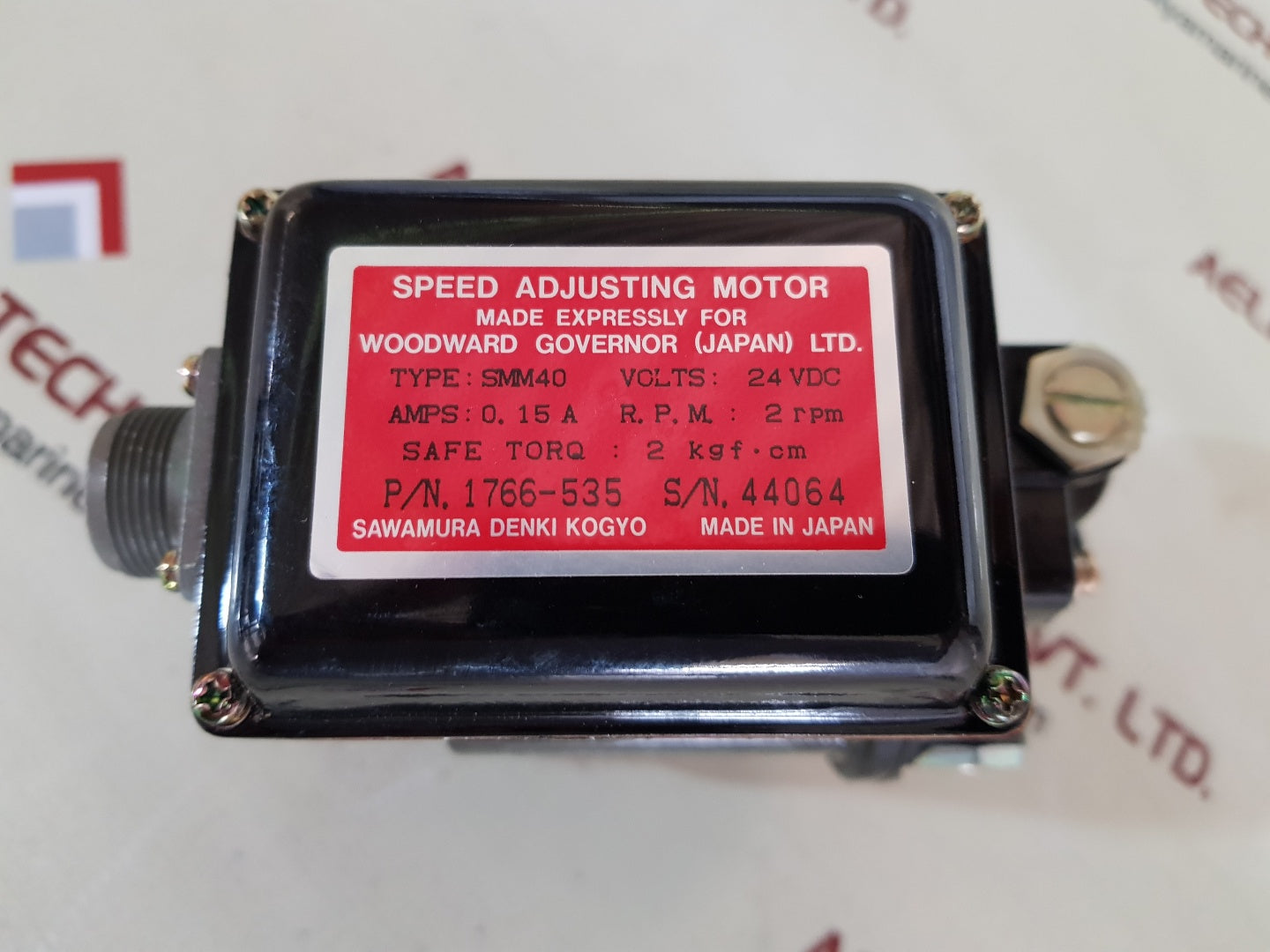 Woodward smm40 speed adjusting motor 1766-535 24v