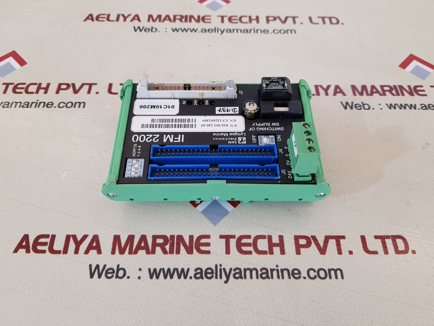 Sam electronics/Lyngso marine ifm 2200 interface module 810.001.240-05