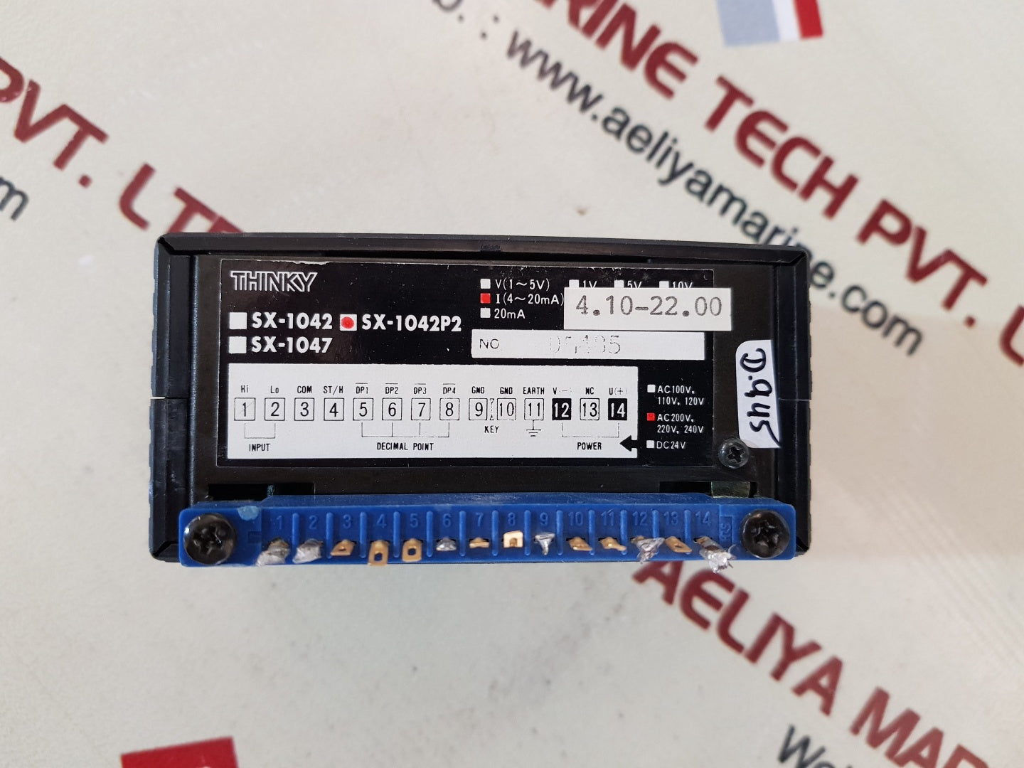 Thinky sx-1042p2 digital panel meter