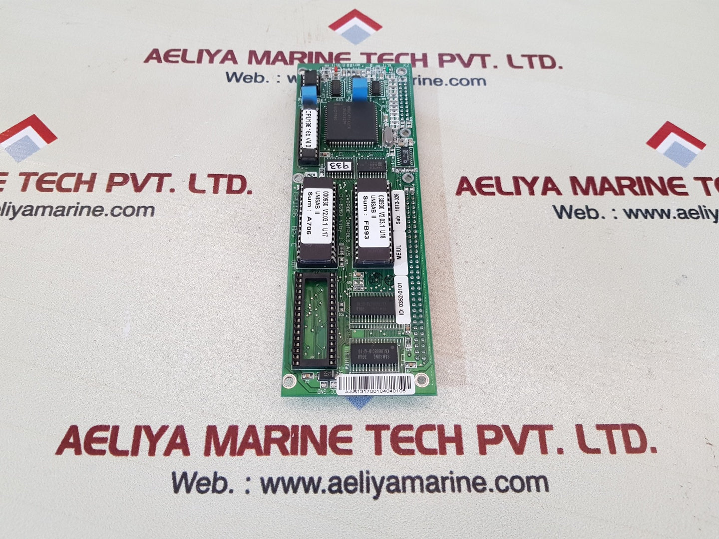 Sabroe controls dk-8260 pcb card cpu196