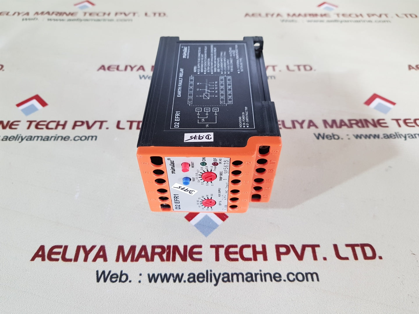 Minilec d2 efr1 earth fault relay