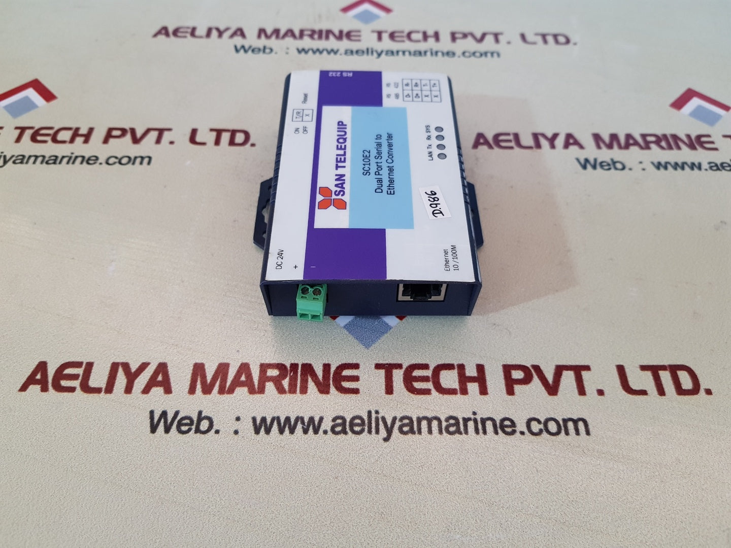 San telequip sc10e2 ethernet converter