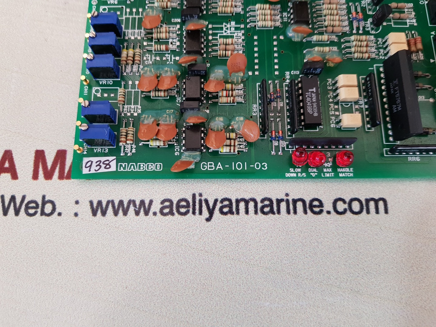 Nabco gba-101-03 pcb circuit board 885 73745060