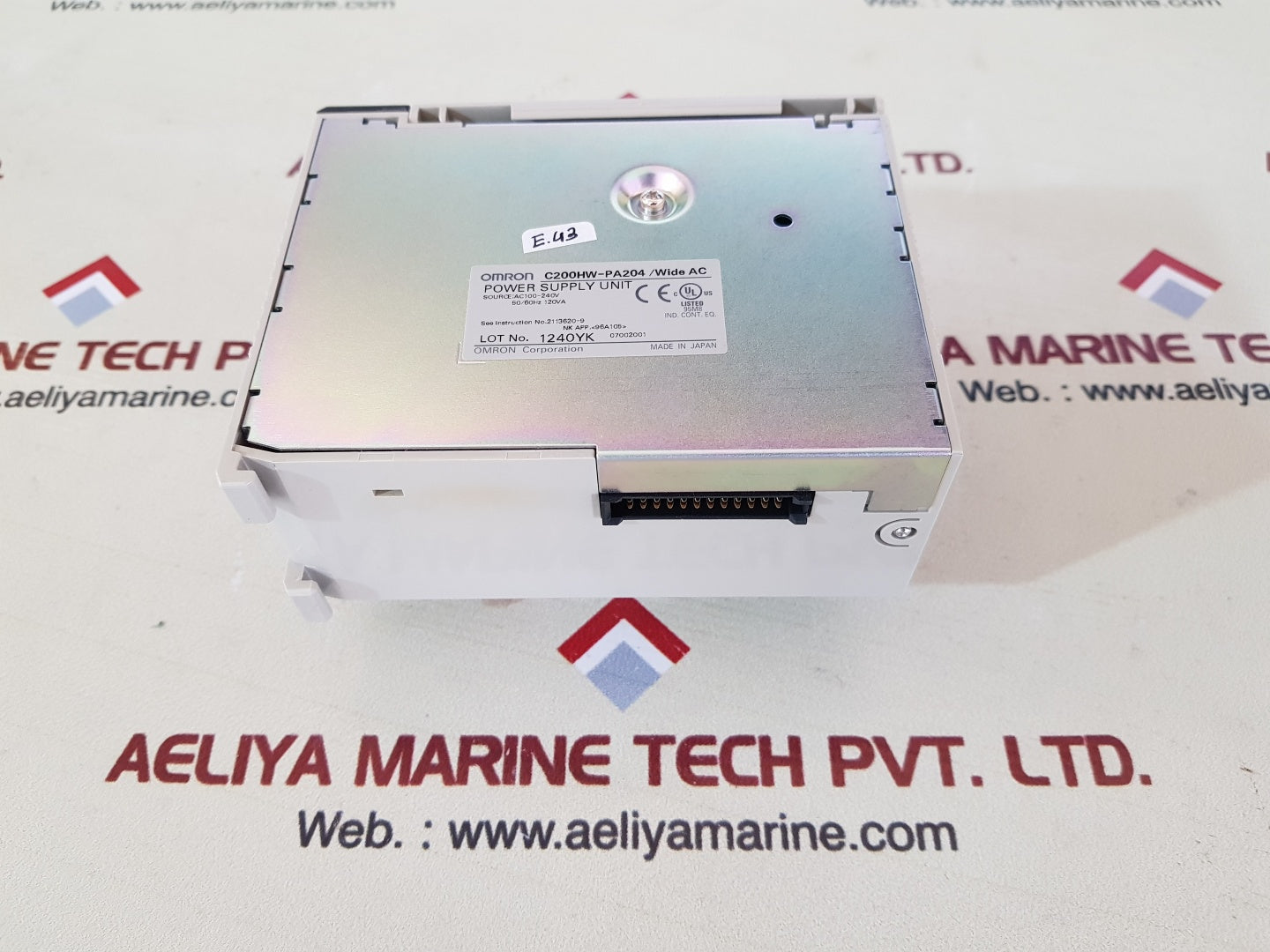 Omron c200hw-pa204/wide ac power supply unit