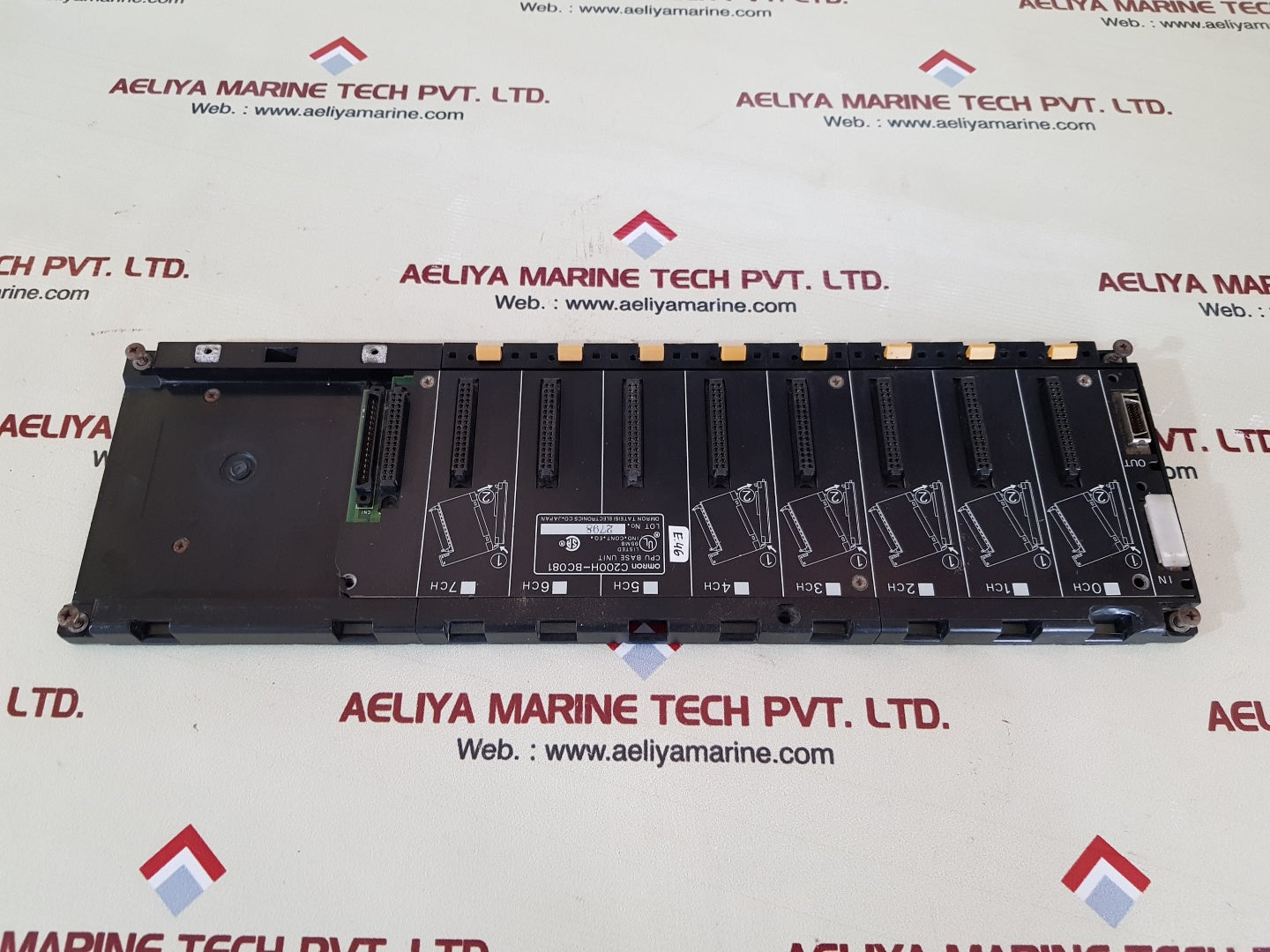 Omron c200h-bc081 cpu base unit