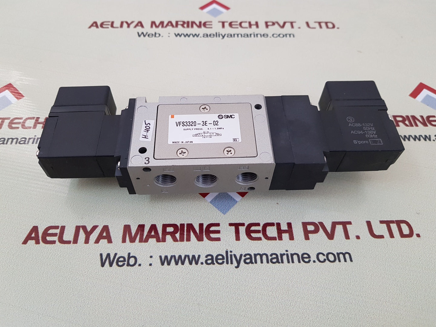 Smc vfs3320-3e-02 solenoid valve