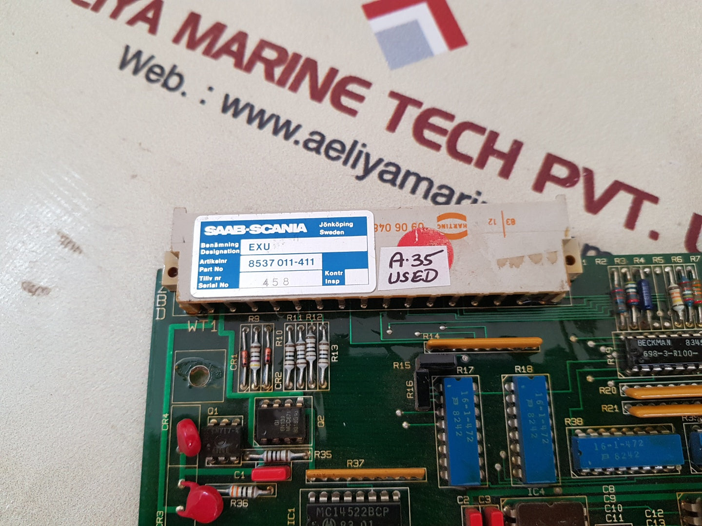 Saab stalectronic 2000 1891 705 pcb card kk 8537 011-411