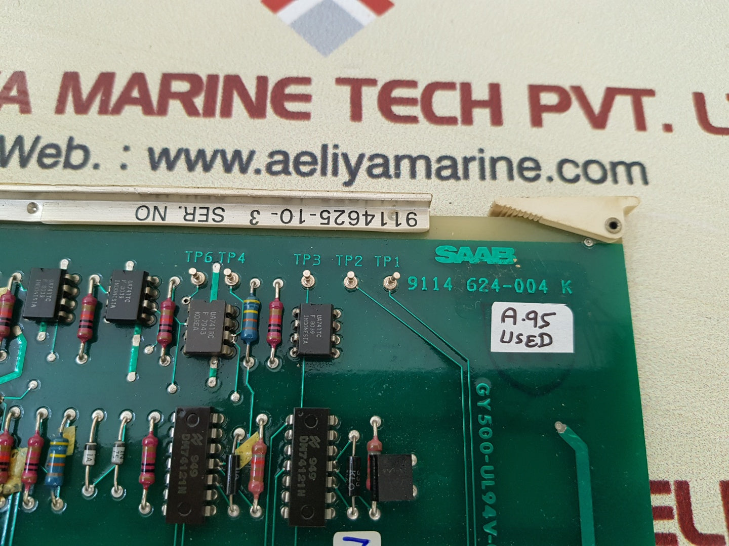 Saab marine pb15 sin-cos generator 9114 624-004 k