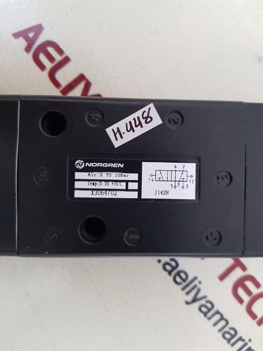 Norgren x3064702 in-line pneumatic air valve